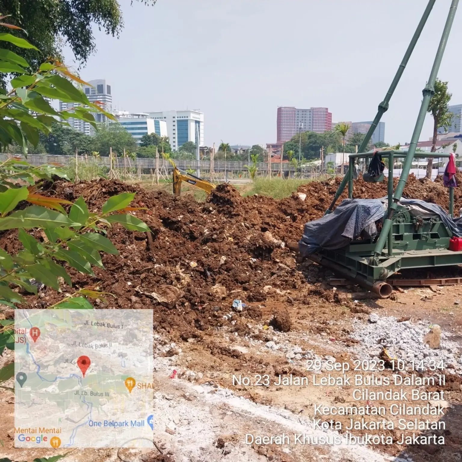 Dokumentasi proyek Cut and Fill Jasa Angkut Laksana