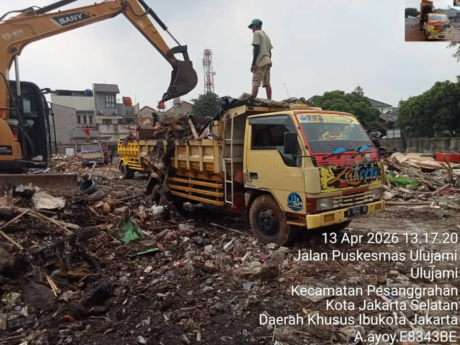 Dokumentasi proyek Cut and Fill Jasa Angkut Laksana